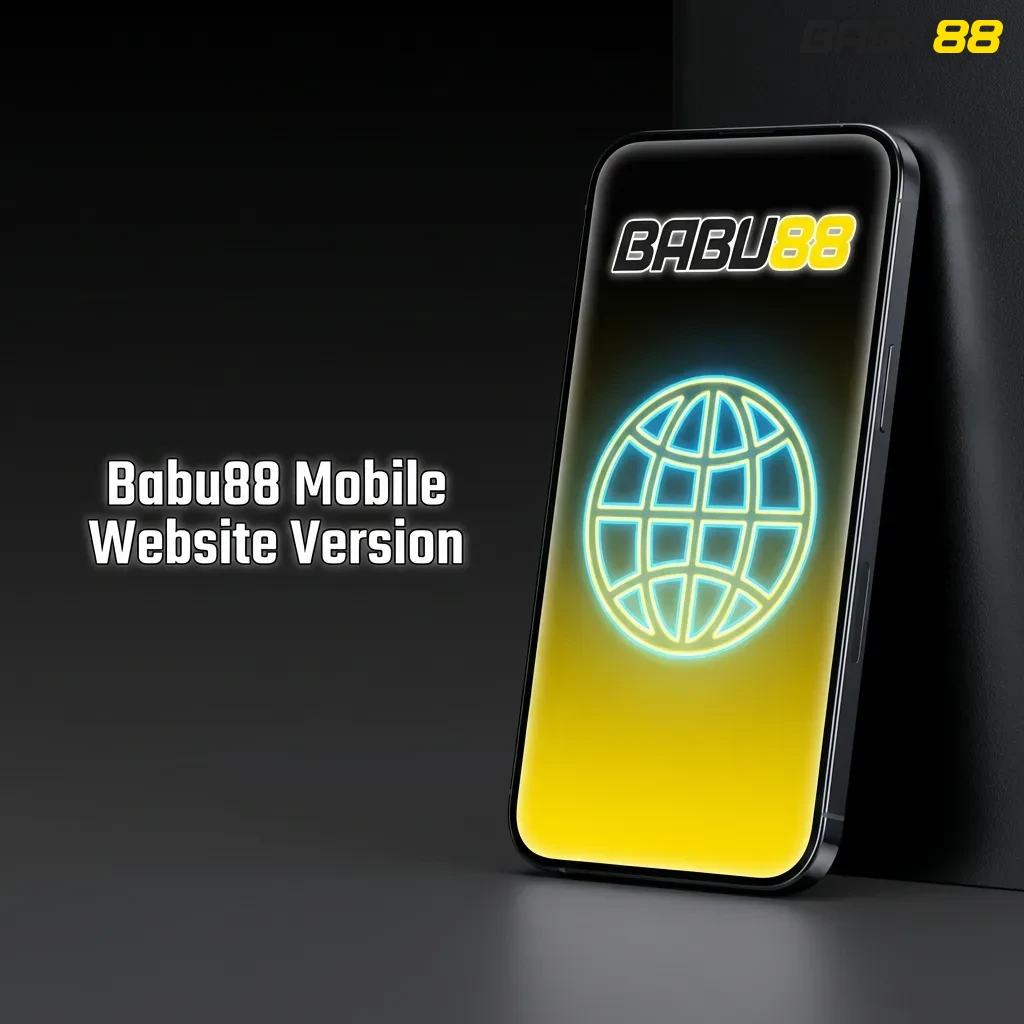 Babu88 mobile website interface showing betting and casino options on smartphone screen